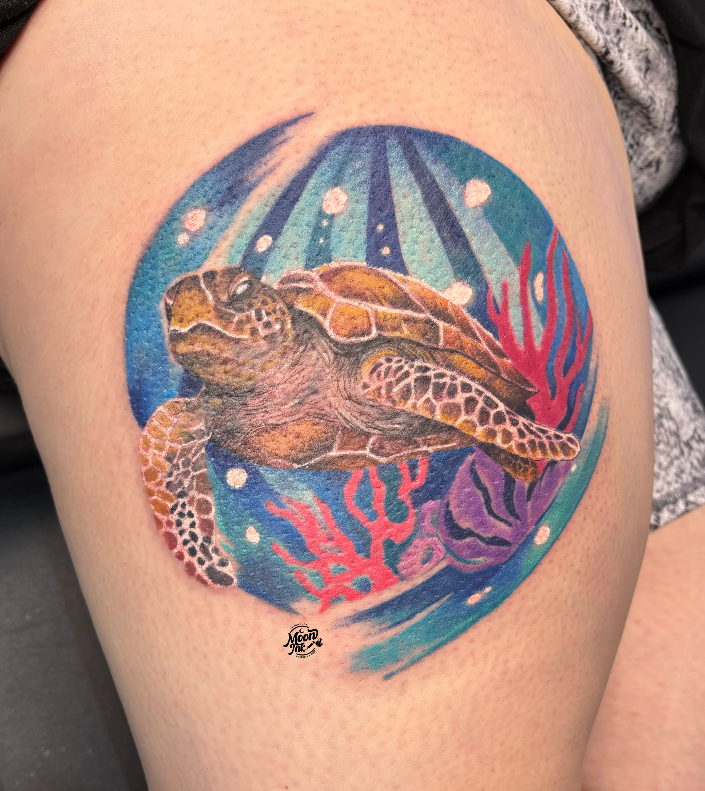 Color realism tattoo artwork